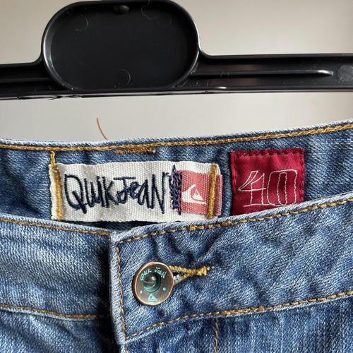 Quiksilver Vintage Y2K Wide Leg Baggy Denim Size 40 - Picture 9 of 10