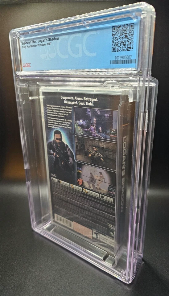 2007 Syphon Filter: Logan's Shadow Sony PSP Graded Game CGC 9.6 SEALED A+ MINT - Image 2 of 3