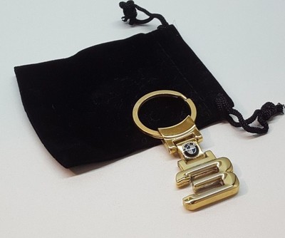 Luxury 24ct Gold Plated Key Ring Holder 