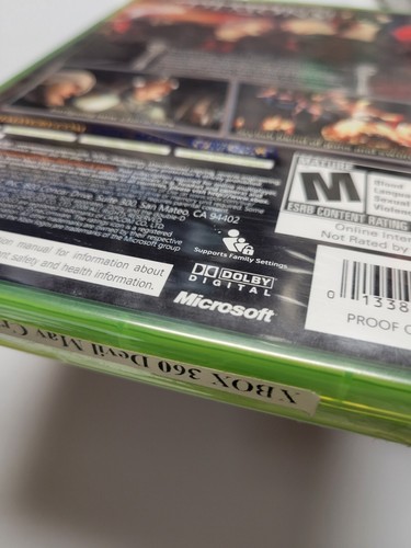 Devil May Cry 4 (2008) Brand New Factory Sealed X360, Shrinkwrap Damaged on Back - Picture 10 of 20
