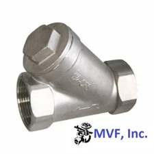 Wye Strainer 3/4" 800 WOG NPT 316 Stainless Body SS Perf, No Cleanout SS22050711