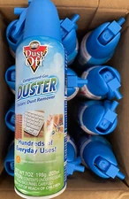 Falcon Dust-Off Compressed Gas Duster - 12 Pack 7oz Cans