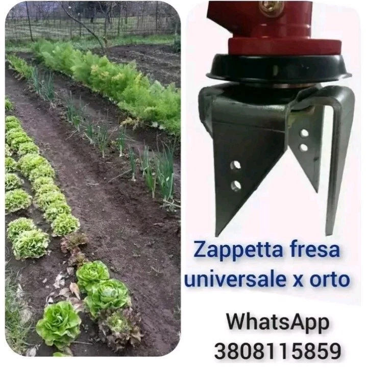 Testina  Zappetta Fresa  universale per tutti i decespugliatori per a scoppio. - Immagine 2 di 4