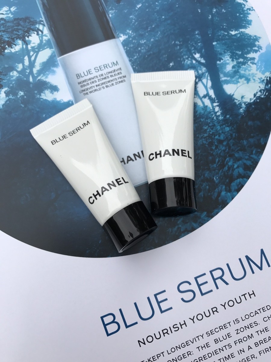 2 pcs Chanel Blue Serum Travel Sz Nourishing Serum for Face