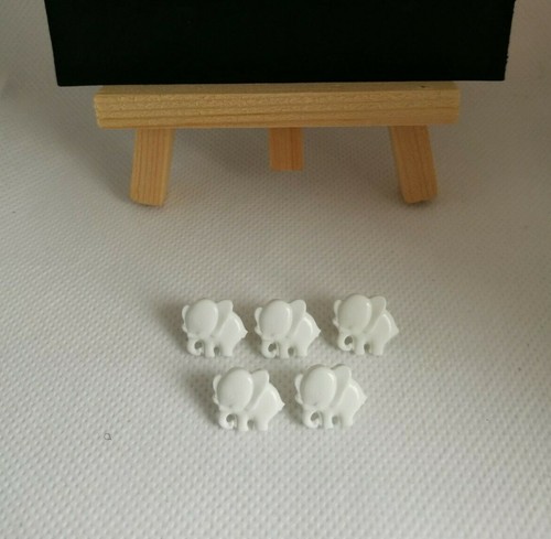 Baby Elefant Knopf 14mm Schaft - Neuheit Knöpfe - 4 Farben - Basteln Strickjacke - Bild 5 von 11