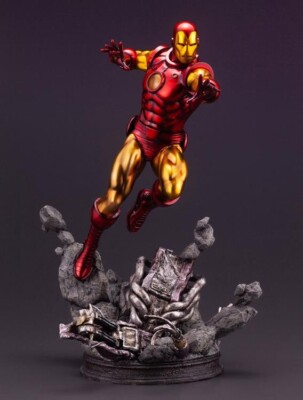 KOTOBUKIYA MARVEL UNIVERSE AVENGERS IRON MAN FINE ART STATUE NEW