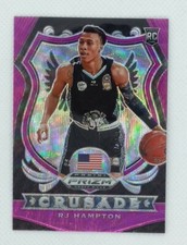2020 Prizm Draft Picks Crusade Purple Wave RJ Hampton Rookie RC #93, Parallel