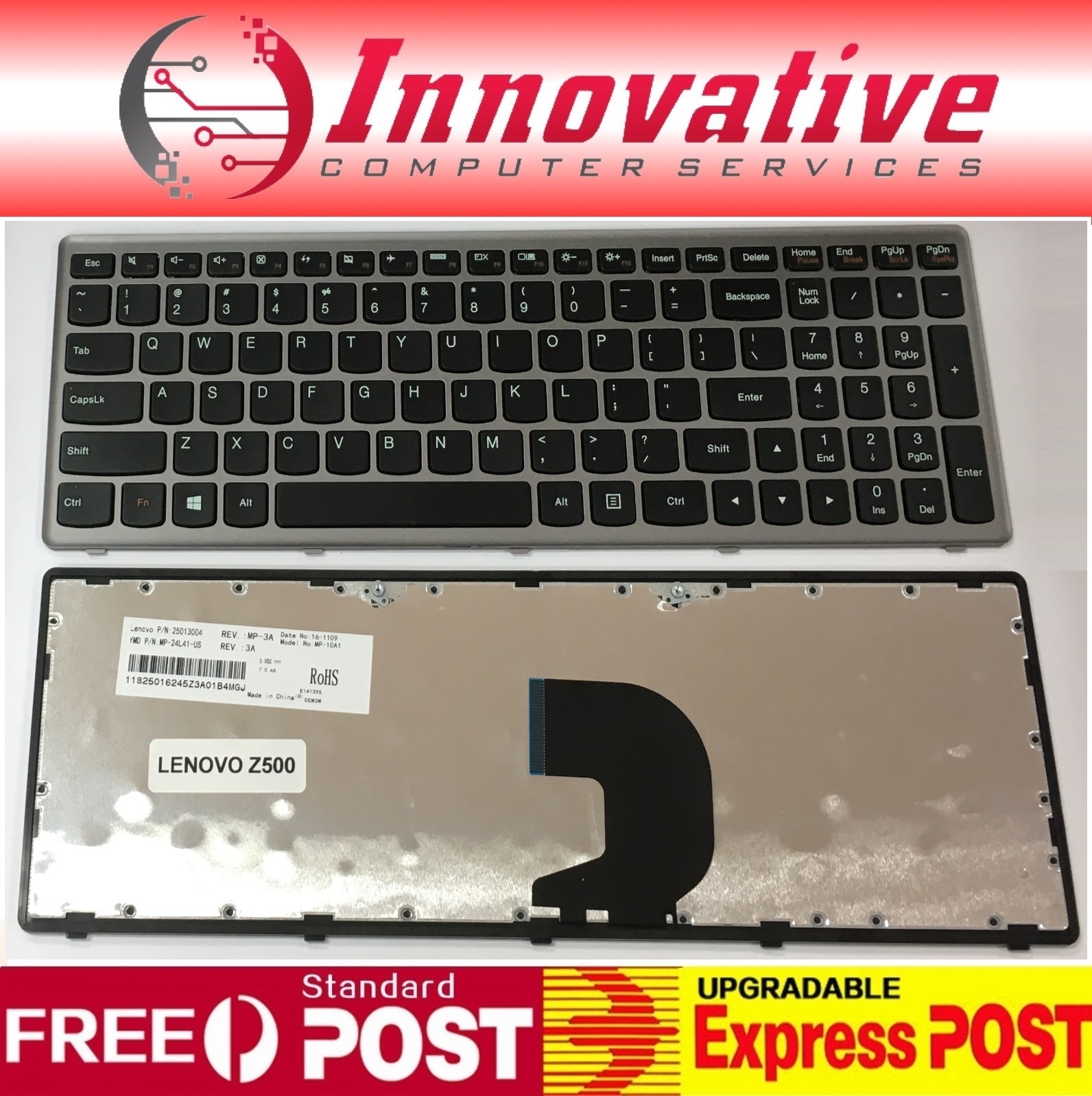 New Laptop Keyboard Replacement For Ibm Lenovo Ideapad Z500 Z500a P500 P500a Ebay