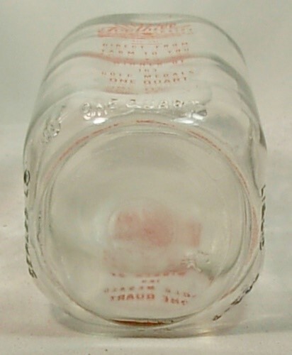 FOOTHILL DAIRY CALIFORNIA QUART MILK BOTTLE SUNRISE PICTURE - Picture 4 of 5