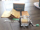 Antique PENN Peer Monofil # 209M Reel in Box USA Instructions and Tools Bakelite — photo 1