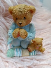 Cherished Teddies Patrick Thank You For A Friend That's True Praying Teddy Bed