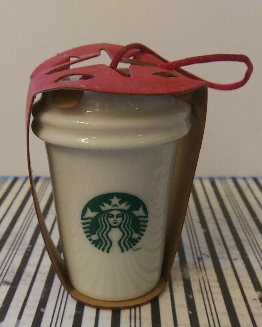 Starbucks Mini Coffee Cup Christmas Ornament 2014 | eBay