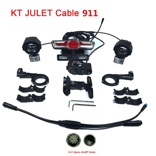 E-bike DIY front&rear light kit For Bafang BBS01 BBS02 BBSHD KT-JULET series - Picture 14 of 31
