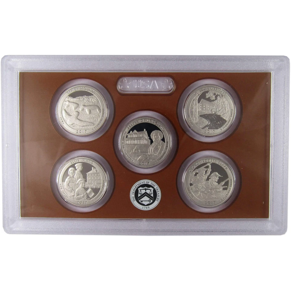 2017 Clad Proof Set U.S. Mint Original Government Packaging OGP COA - Image 4 of 4