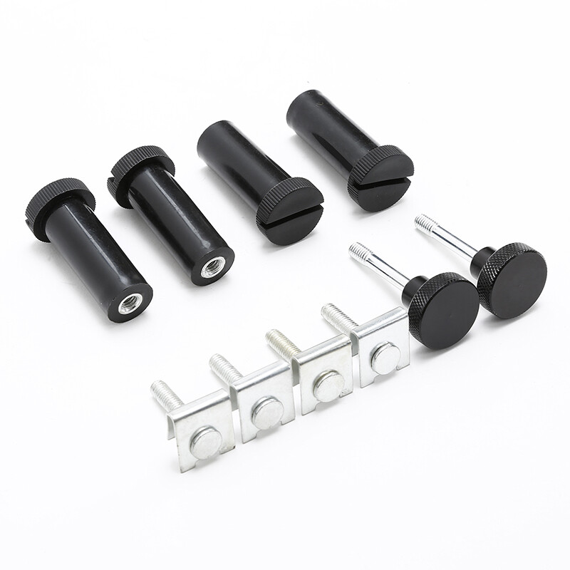 Chrome Engine Guard Clamps /Clamp bolts Kit For Harley Touring