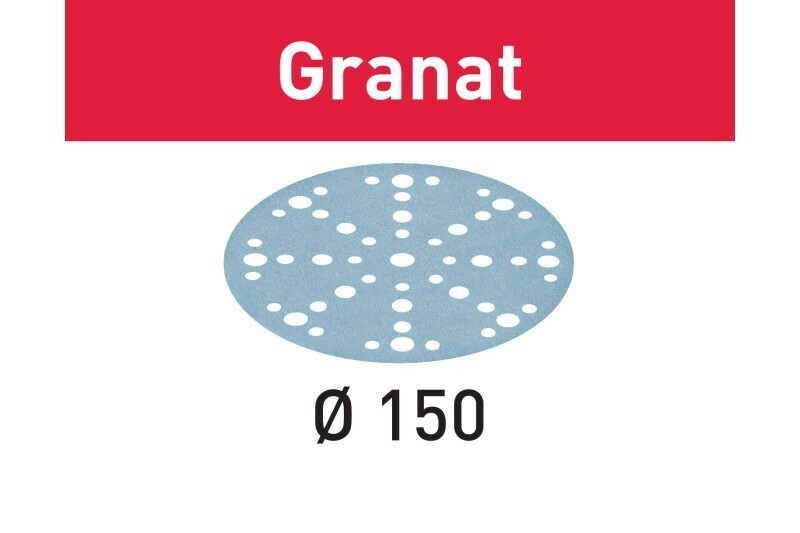 Festool Granat 150mm Sanding Discs P100 Grit – Pack of 50 – 578358