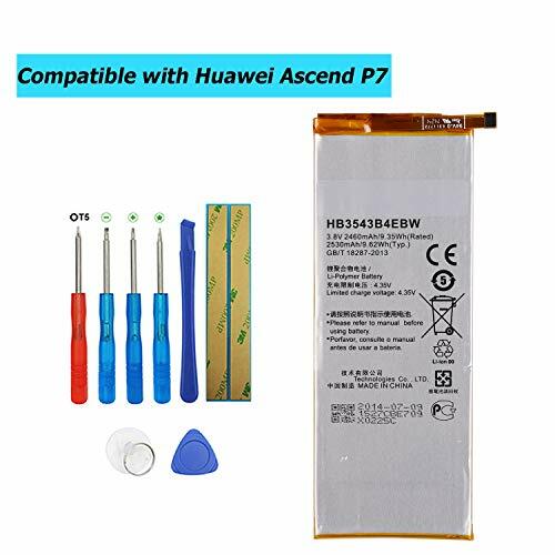 Upplus HB3543B4EBW - Batteria di Ricambio per Huawei Ascend P7 L09 L00 (x6Z)