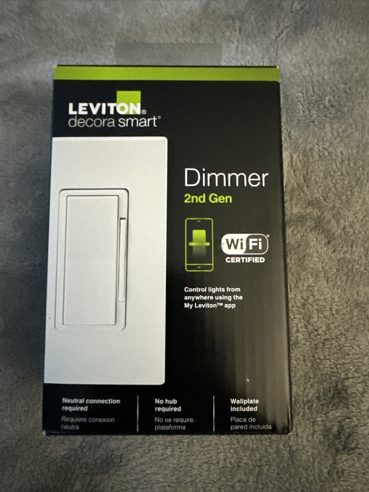 Leviton D215S-R02-1RW Decora Smart Gen. 2 Switch Wi-Fi Bianco - Foto 2