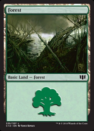 Forest (335) x4 - Commander 2014 - NM-Mint, English - Commander 2014