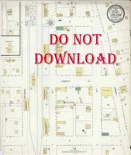 COPY 1902 Creston  Washington Street map 16X20" Poster Great Detail, Historians