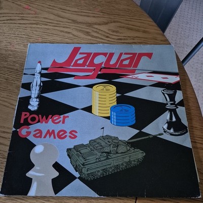 Jaguar Power Games Vinyl LP 1983 Neat Records 1007 NWOBHM 1st Press Heavy Metal