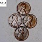 1917-D+1918-D+1919-D+1920-D Wheat Penny Cent Set/Lot ~ XF/AU ~ ZWL204