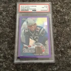 2010 Topps Chrome Tom Brady TRUE Purple Refractor /555 PSA 8