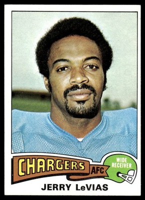 1975 Topps Jerry Levias San Diego Chargers #181