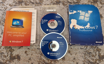 Windows 7 Professional 64-Bit & 32-Bit DVD Upgrade Product Key Status Unknown