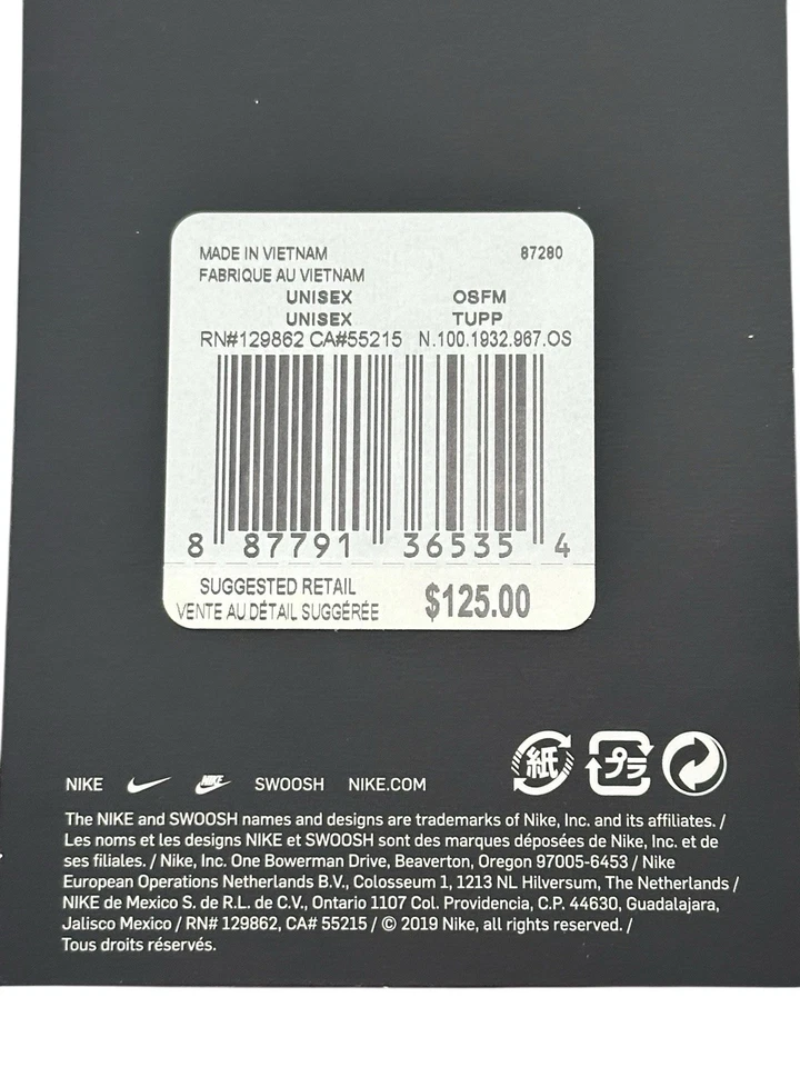 Novo com etiquetas Nike Team USA Winter Olympics Victory cachecol de lã estrelas e listras OSFM - Imagem 3 de 4