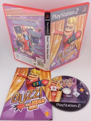 PS2 | Buzz! Das Mega-Quiz | Sony PlayStation 2 | mit Anleitung | Buzzer erforder