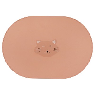 Trixie - Silikon-Platzdeckchen - Mrs. Cat - Kinder Platzset - Tischset Katze