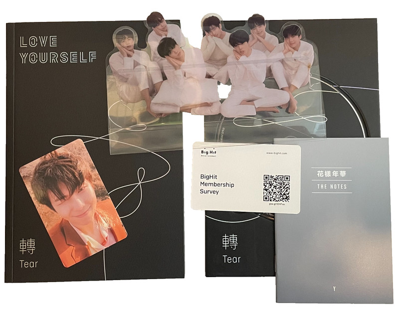 BTS Love Yourself Tear Y CD with RM card
