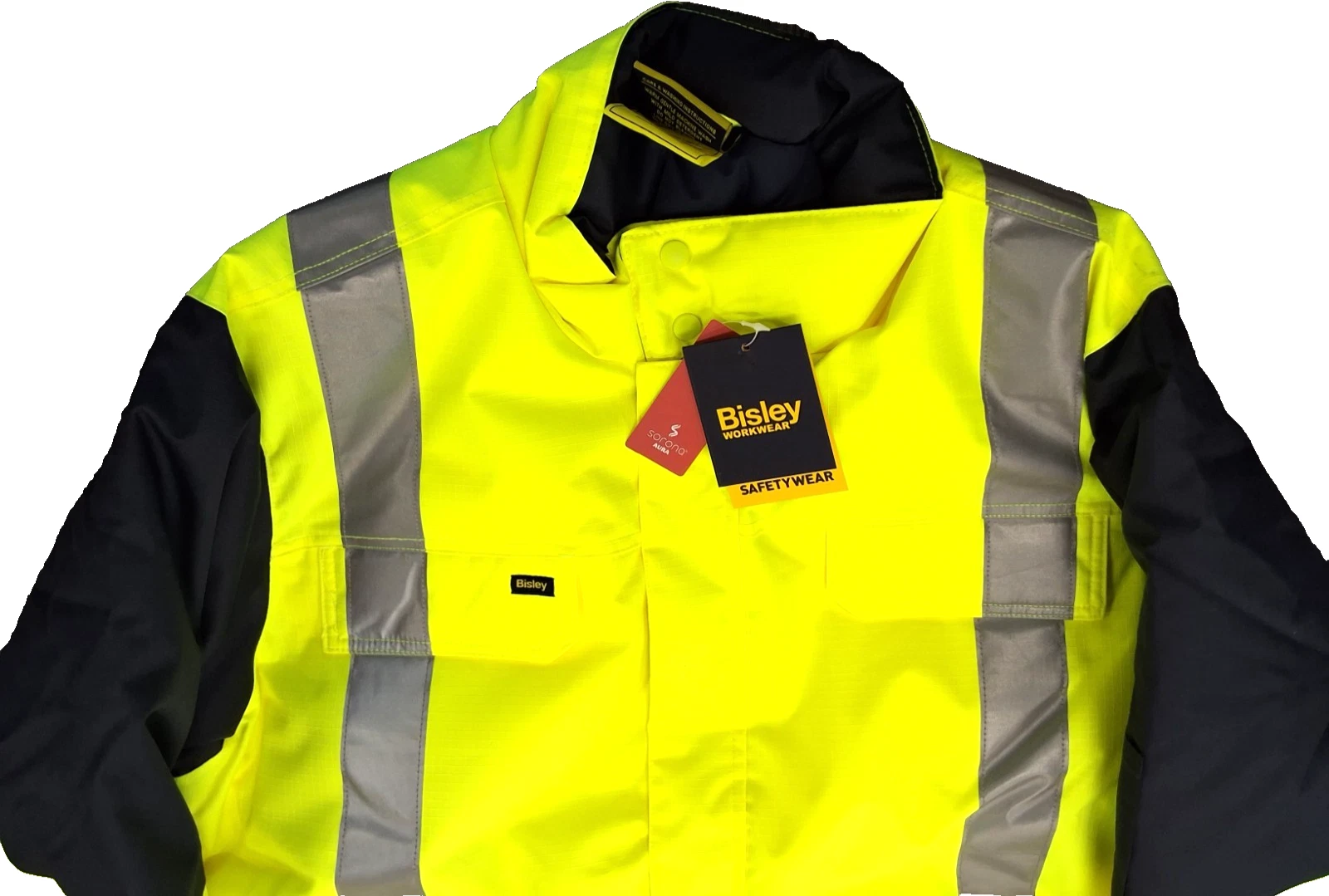 Bisley BC6453T X Taped Hi Vis Two Tone Freezer Coverall Size 107R Insulated NEW image 3
