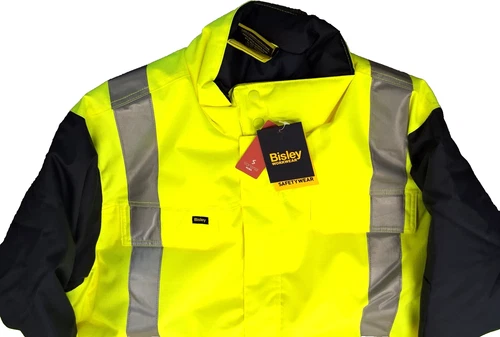 Bisley BC6453T X Taped Hi Vis Two Tone Freezer Coverall Size 107R Insulated NEW image 3