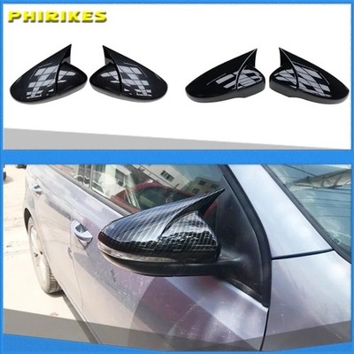 Side Wing Mirror Cover Caps For VW Jetta Passat Scirocco Beetle CC Eos