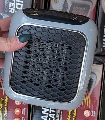 #ad Handy Heater Turbo 800 800W Wall‑Outlet Heater Thermostat Timer New $21.00