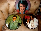 LOT OF 3    ELVIS PRESLEY " Troubles" 12" Vinyl LP Picture Discs     EX