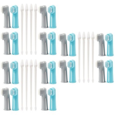  12 Sets Hunde Zahnbürste Finger Hundezahnbürsten Hundzahnbürsten