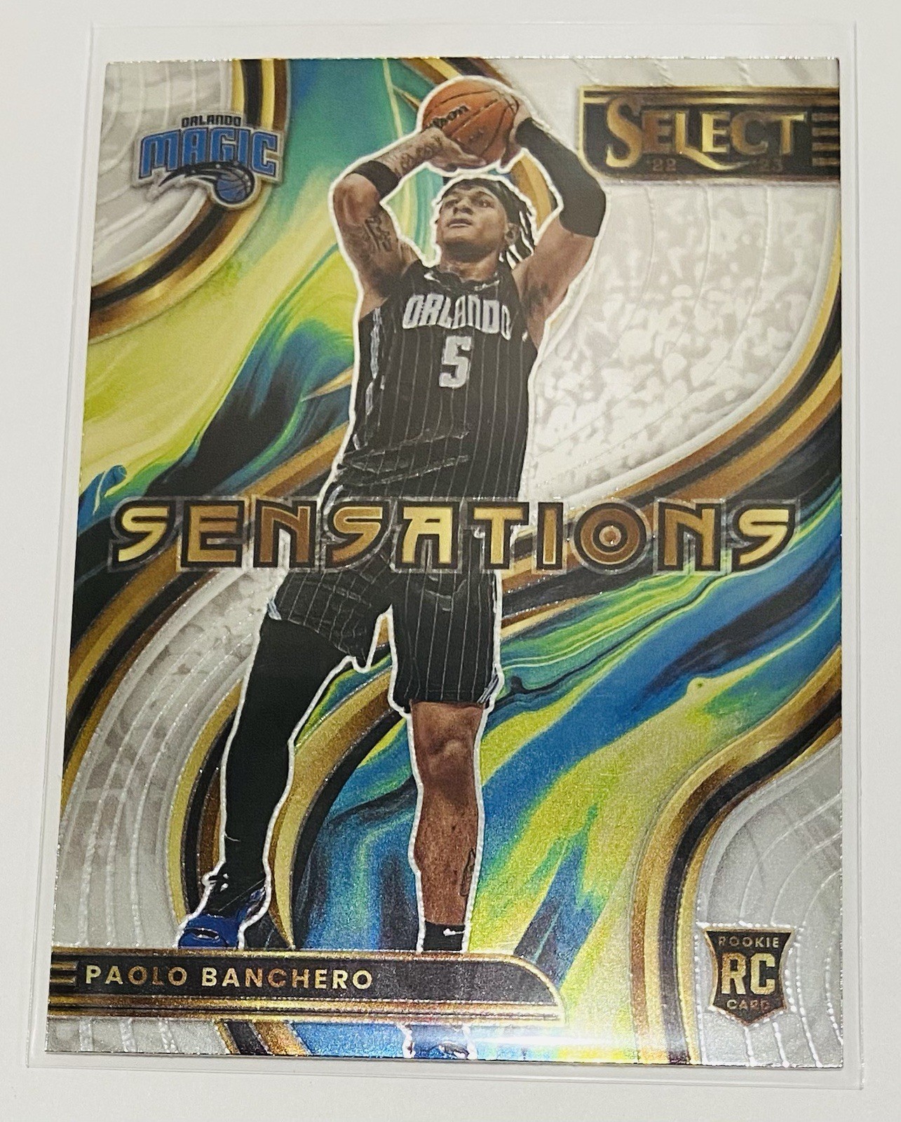2022-23 Panini Select Sensations Paolo Banchero Rookie RC #17 NBA Orlando Magic