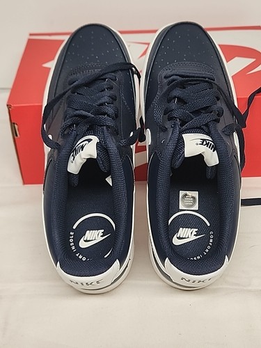 Scarpe Nike Court Vision Lo Blu Ossidiana Bianco FZ5547 400, Uomo Taglia 8,5, NUOVE - Foto 6 di 9