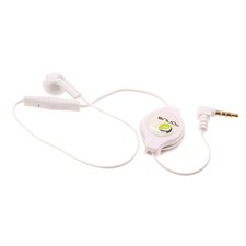 For Galaxy A05/A06/A07 - Retractable Mono Earphone Headphone 3.5mm w Mic