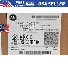 New In Box Allen Bradley 25C-D2P3N104 Powerflex 25CD2P3N104 Fast Shipping
