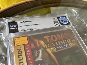 Tomb Raider Raiders 1 Sega Saturn Japanese First New Sealed WATA A+ 9.0 NOT VGA