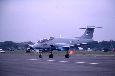 Kodachrome Dia A-19 FMA IA-58A Pucara Argentina A/F Farnborough 1978 (B1)