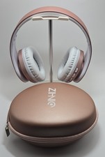 ZIHNIC WH-816 Wireless Over-Ear Headphones Rose Gold w/ Case Tested Working