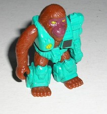 1987 Hasbro Battle Beasts Series 3 #76 OSSIFIED ORANGUTAN Figure (Wood) *Minty*