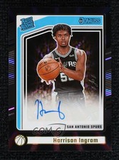 2024-25 Panini Donruss Holo Black Laser 1/1 Harrison Ingram #284 Auto 04qn