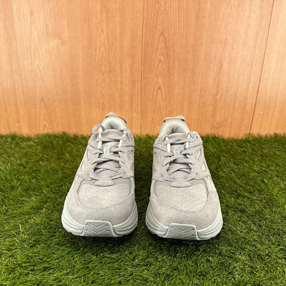 HOKA Clifton L Suede Limestone Lifestyle Shoes 1122571-LLTN  display picture 3