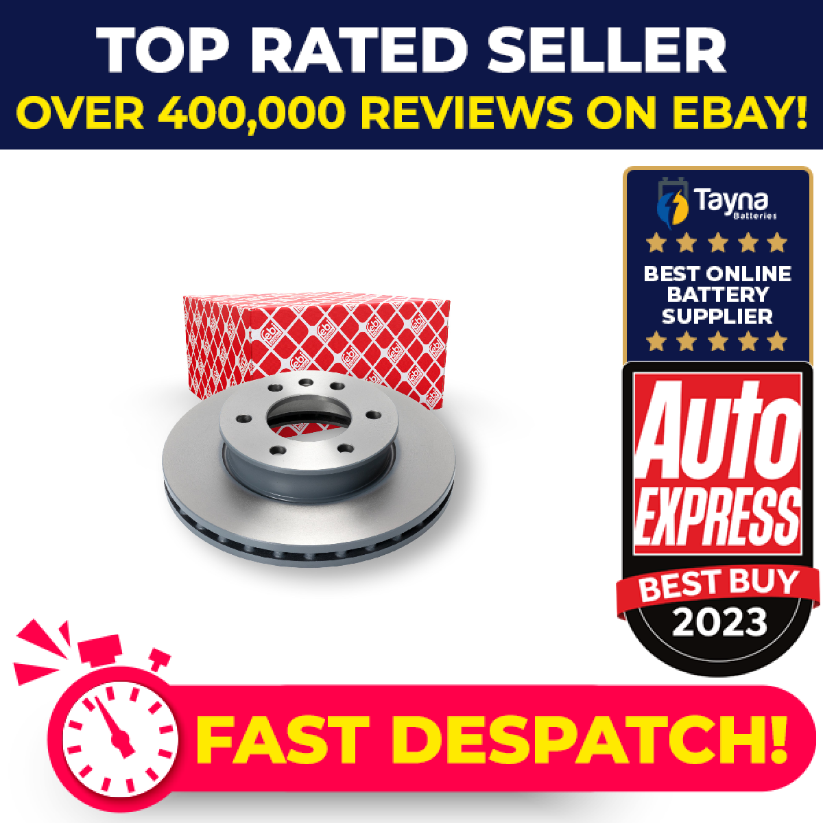 2x Brake Discs Pair Vented Front 300mm 27698 Febi Set 68006716AA A906420018328